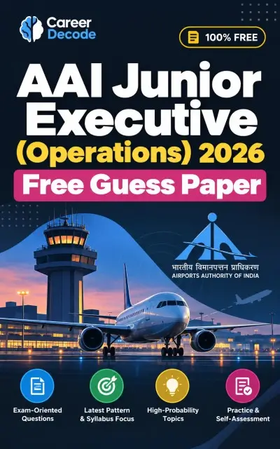 AAI Junior Executive (Operations) 2026 Free Guess Paper