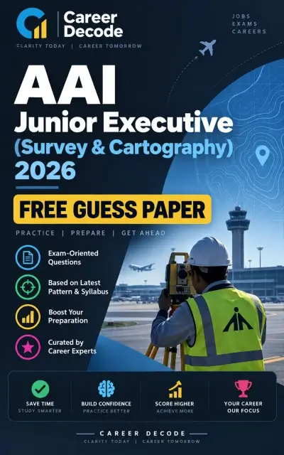 AAI Junior Executive (Survey & Cartography) 2026 Free Guess Paper