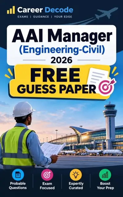 AAI Manager (Engineering-Civil) 2026 Free Guess Paper