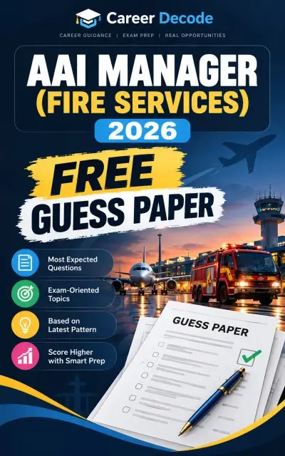 AAI Manager (Fire Services) 2026 Free Guess Paper