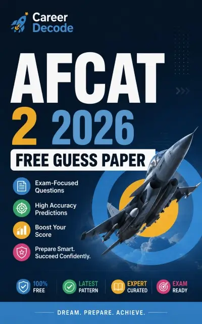 AFCAT 2 2026 Free Guess Paper
