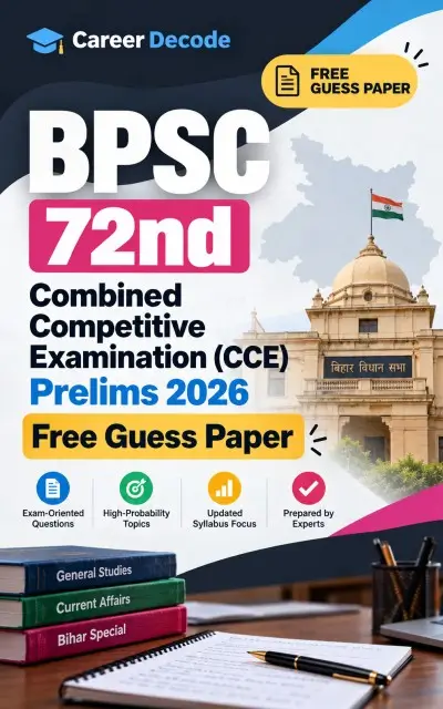 BPSC 72nd Combined Competitive Examination (CCE) Prelims 2026 Free Guess Paper