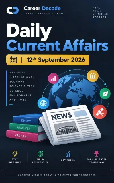 Daily Current Affairs - 12th September 2026