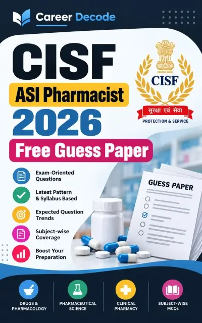 CISF ASI Pharmacist 2026 Free Guess Paper