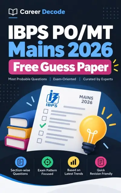 IBPS PO/MT Mains 2026 Free Guess Paper