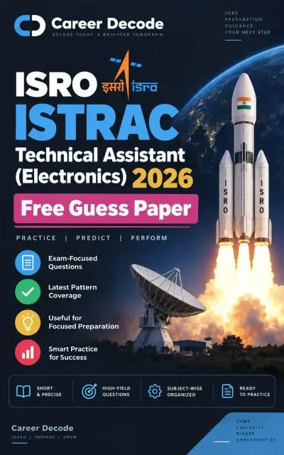 ISRO ISTRAC Technical Assistant (Electronics) 2026 Free Guess Paper