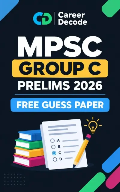 MPSC Group C Prelims 2026 Free Guess Paper