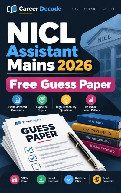 NICL Assistant Mains 2026 Free Guess Paper