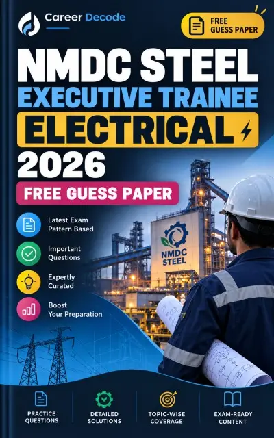 NMDC Steel Executive Trainee Electrical 2026 Free Guess Paper