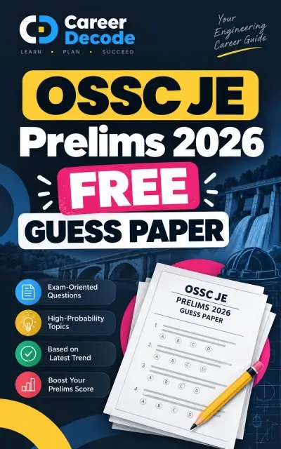 OSSC JE Prelims 2026 Free Guess Paper