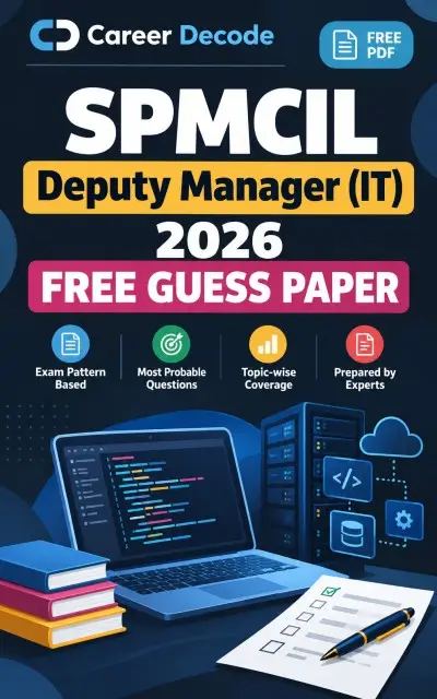 SPMCIL Deputy Manager (IT) 2026 Free Guess Paper