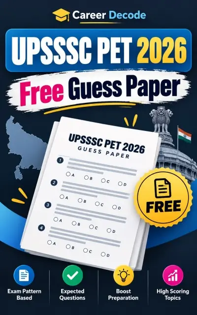 UPSSSC PET 2026 Free Guess Paper