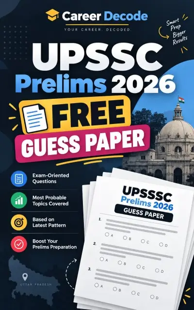 UPSSSC Prelims 2026 Free Guess Paper